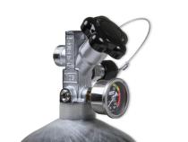 Nitrous Bottle 12 Lb 9 Oz Nitrous Bottle W/ Carbon Fiber Finish &amp;amp; Super Hi Flo Valve Includes Racer Safety Blow-Off NOS