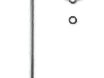 Air Cleaner 6-1/2 Inch Diameter, 2-7/16 Inch Tall Chrome Fits 5-1/8 Inch Diameter Carb Neck Mr Gasket
