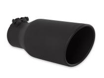 Exhaust Tip Exhaust Tip 4.5 Inch Black Angle Cut Fits 3.0 Inch Tubing, 11.00-In Long Clamp On Flowmaster