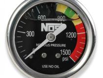 Nitrous Gauge Nitrous Gauge Black 1-1/2 Liquid Filled NOS