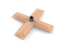 11 X 11 Hydrama, Cross Center Outlet Pick-Up with -3/8 NPT Fitting Fitting Location Designed for Universal Use Holley