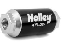 175 GPH HP Billet Fuel Filter Inlet Size 3/8 Inch NPT Street/strip Carbureted Applications Post Filter 40 Micron Holley