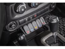 Switch Pod Panel Center Console Lower 11-18 Jeep Wrangler JK/JKU Rugged Ridge