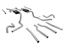 American Thunder Crossmember-Back Exhaust System Fits 1967-1972 Chevrolet/Gmc C10, C15 1/2 Ton Trucks With V8 Engine Aggressive To Moderate Sound Flowmaster