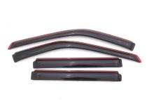 In-Channel Ventvisor Side Window for 2011-2019 Ford Explorer Smoke In-Channel 4 Piece AVS