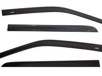 In-Channel Ventvisor Side Window for 2019-2024 Ram 1500 Crew Cab Pickup Smoke In-Channel 4 Piece AVS