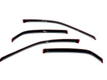 In-Channel Ventvisor Side Window for 1998-2002 Honda Accord/Accord Value Package Sedan Smoke In-Channel 4 Piece AVS