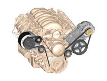 LS/LT High-Mount Complete Accessory Drive Kit Includes R4 A/C Compressor, Alternator, Power Steering Pump, Belt &amp;amp; Pulleys Holley