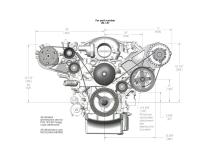 LS/LT High-Mount Complete Accessory Drive Kit- Black Finish Includes SD508 A/C Compressor, Alternator, P/S Pump, Tensioner, Belt, &amp;amp; Pulleys Holley