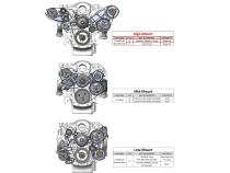 LS High-Mount A/C Accessory Drive Kit Includes SD508 A/C Compressor, Tensioner, &amp;amp; Pulleys Passenger's Side A/C Bracket Includes SD508 A/C Compressor, Tensioner, &amp;amp; Pulleys Holley
