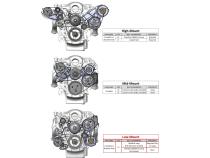 Low-Mount LS Drive System (alt, P/S W/o A/C) Driver's Side- Black Finish Low-Mount LS Drive System (alt, P/S W/o A/C) Driver's Side Holley