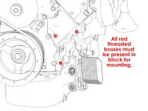 Mid LSA Accessory Drive Bracket Kit Alternator Natural Small Block Chevrolet Gen III/iv LSA Holley