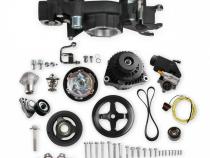 Mid-Mount Race Accessory System-Black Finish LS Engine Drive Includes Alternator, P/S Pump, Tensioner, Crank Damper, Belt, &amp;amp; Pulleys Holley