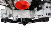 Premium Mid-Mount Race Accessory System Polished Finish Fits Gen V LT Engine Includes Alternator, P/S Pump, Tensioner, SFI Certified Damper W/hard Anodized Billet Crank Pulley, Belt, &amp;amp; Pulleys Holley