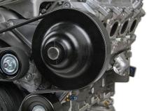 Premium Mid-Mount Complete Accessory System GM Gen V LT5 Dry Sump Engines Black Finish Complete GM Gen V LT5 Accessory Drive System W/ Alt, P/S, A/C, Water Pump, Belts, and Hardware Holley