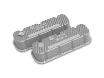 Tall M/T Valve Covers for Big Block Chevy Engines Natural Cast Finish Cast Aluminum Tall M/T Valve Cover for BBC Engines, Natural Finish Holley