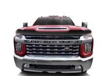 Bugflector II Hood Shield Dark Smoke for 2020-2025 Silverado 2500/3500 Smoke AVS