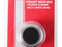 GM LS Water Neck Straight Polished Finish Fits 1997-2009 GM LS Engines Mr Gasket