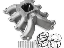 Single Plane Split-Design Race Intake Manifold- GM LS1/LS2/LS6 Carbureted Single Plane Split-Design Race Intake Manifold Fits All GM LS Gen III or IV Engines Equipped with LS1/LS2/LS6 Style Cathedral Port Cylinder Heads Holley