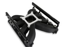 Single Plane Intake Manifold for Gen III Hemi, EFI Black Fits 2009-2023 5.7-liter, 2005-2010 6.1-liter and 2011-2023 6.4-liter Chrysler Gen III Hemi Engines Holley