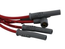 Super Conductor Spark Plug Wire Set 4 Cyl Multi-Angle Plug Socket/Hei Set W/Terminals For Engines With Early Type Socket And Late Type Hei Spark Plug Top Distributor Caps MSD Ignition