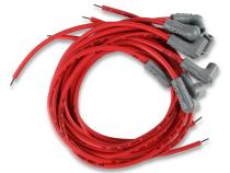 Super Conductor Spark Plug Wire Set 8 Cyl 90 Degree Plug Socket/Hei Cap Set W/Terminals For Engines With Early Type Socket And Late Type Hei Spark Plug Top Distributor Caps MSD Ignition