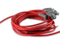 Super Conductor Spark Plug Wire Set 8 Cyl 90 Degree Plug Socket/Hei Cap Set W/Terminals For Engines With Early Type Socket And Late Type Hei Spark Plug Top Distributor Caps MSD Ignition