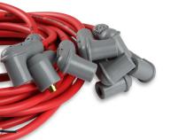 Super Conductor Spark Plug Wire Set 8 Cyl 90 Degree Plug Socket/Hei Cap Set W/Terminals For Engines With Early Type Socket And Late Type Hei Spark Plug Top Distributor Caps MSD Ignition