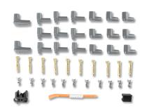 Super Conductor Spark Plug Wire Set 8 Cyl 90 Degree Plug Socket/Hei Cap Set W/Terminals For Engines With Early Type Socket And Late Type Hei Spark Plug Top Distributor Caps MSD Ignition