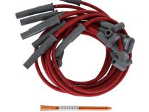 Red Super Conductor Ford 351M-400, Hei For Use On Ford Engines, Hei Boots, Red Jacket MSD Ignition