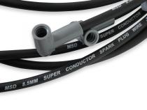 Black Super Conductor Big Block Chevy, '74-'76 Hei For Use On Chevy Big Block Engines, Hei, Black Jacket MSD Ignition