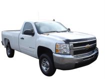 Aeroskin Hood Protector Flush Mount for 2007-2010 Silverado 2500/3500 Smoke AVS