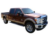 Aeroskin Hood Protector Flush Mount for 2011-2016 Ford F-250 Super Duty/F-350 Super Duty Smoke AVS