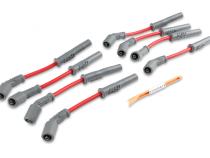 Super Conductor Spark Plug Wire Set GM LS1, '97-On, Vette, Camaro For Use On GM LS1 Engines, Corvette, Camaro, '97-On, Red Jacket MSD Ignition