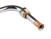 Fuel Line Chrome for Model 4150 Carburetor 5/8-18 Inverted Flare Inlet 9.460 Center to Center Holley
