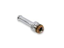 Fuel Line Chrome Universal Straight Fitting 3/8 Hose to 5/8-18 Inverted Flare Holley