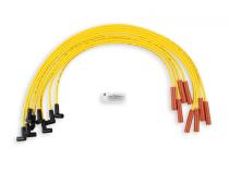 Spark Plug Wire Set Super Stock Graphite Core 8MM GM V8 1975-90 Yellow This 8MM Custom Fit Super Stock Spark Plug Wire Set Fits Select GM V8 Applications 1975-90 ACCEL