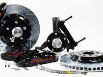 Brake System 14 Inch Front Extreme+ Black 94-96 GM B Body Modified Drop Spindles BAER Brakes