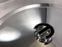 Deluxe Air Cleaner Center Nut MOPAR Omega Style Chrome w/Black Proform