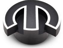 Deluxe Air Cleaner Center Nut MOPAR Omega Style Black Crinkle Proform