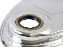 Timing Cover Chrome Fits 1955-1991 Small Block Chevrolet 265-400 and 1980-1995 90 Degree 229-262 V6 Mr Gasket
