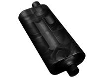 70 Series Chambered Muffler 70 Series 2.25 Dual In 2.25 Dual Out Mild Sound Flowmaster