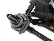 Stealth 4150 Braided Fuel Crossover Kit Includes Billet Fuel Pressure Regulator And All Mounting Hardware Sniper EFI