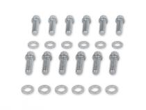 Intake Manifold Bolt Set 3/8-20 x 1.00 Inch 12-Point Head with Washers Mr Gasket