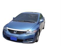 Aeroskin Hood Protector for 2006-2010 Honda Civic Coupe Chrome AVS