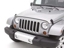 Aeroskin Hood Protector for 2007-2018 Jeep Wrangler JK Chrome AVS
