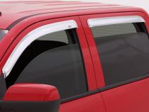 Ventvisor Deflector for 2004-2014 Ford F-150 and More SuperCab Pickup Chrome Outside Mount 4 Piece AVS
