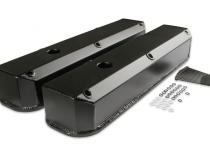 Fabricated Aluminum Valve Covers Black Finish Fits 1964-1991 Chrysler 273-360 Small Block except Magnum Mr Gasket