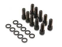 Fabricated Aluminum Valve Covers Black Finish Fits 1958-1976 Ford 332-428 FE Mr Gasket