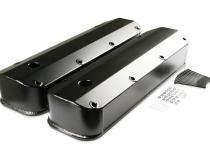 Fabricated Aluminum Valve Covers Black Finish Fits 1968-1997 429/460 Ford Big Block Mr Gasket